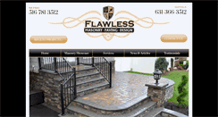 Desktop Screenshot of flawlessmasonry.com