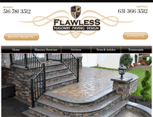 Tablet Screenshot of flawlessmasonry.com